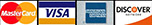 Visa MC Amex logo